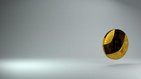 Gold-bitcoin-cryptocurrency-coin-logo-3d-rotating